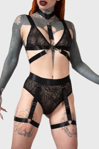 Tangled Panty | L / Black / 92% Polyamide 8% Elastane