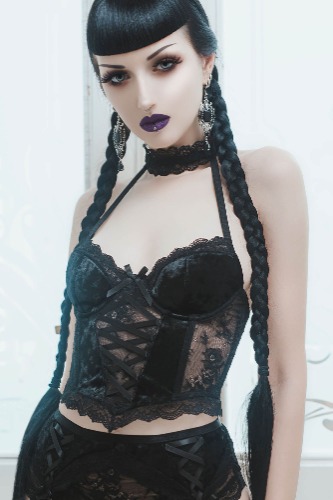 Cardinal Sins Bralet | L / Black / 95% Polyester, 5% Elastane
