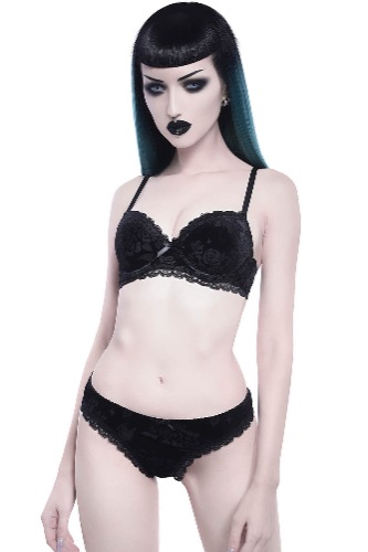 Starla Balconette Bra | L / Black / 60% Polyester 30% Nylon 10% Elastane