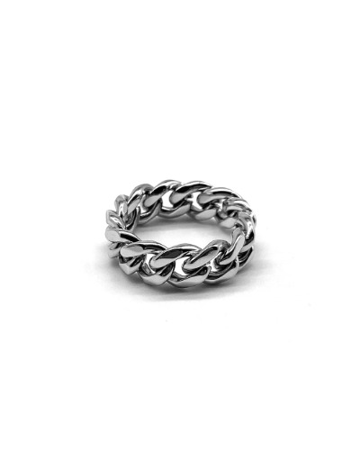 Cuban Ring - 7 / Silver