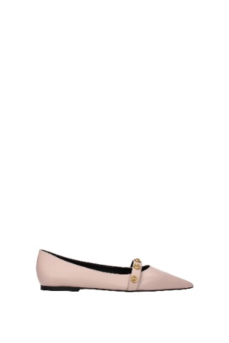 Ballet flats Leather Pink Powder Pink - 37