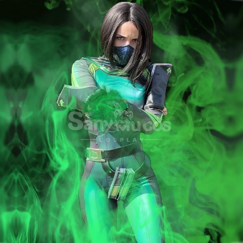 Game Valorant Snake Sabine Women Assassin Viper Zentai Bodysuit Cosplay Costume - S