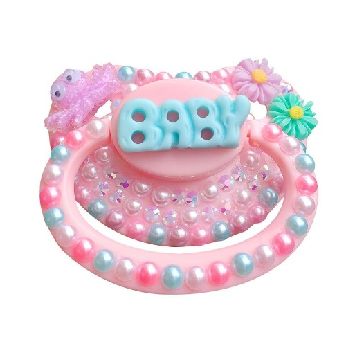 Baby Deco Pacifier - Pink