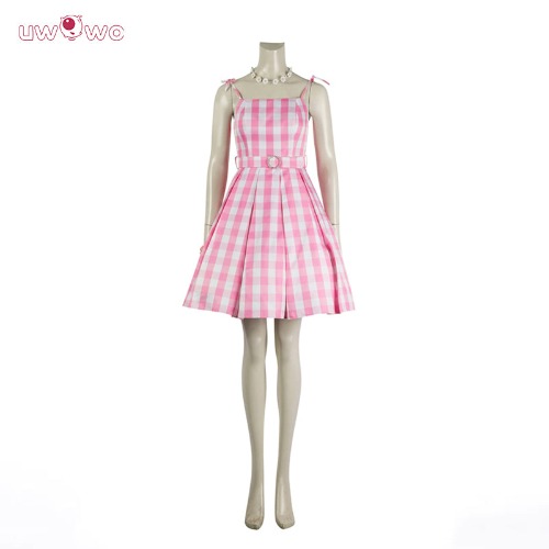 【Pre-sale】Uwowo Collab Series: Barbie Movie Pink Dress Cosplay Costume Two Styles | Dress A / XS