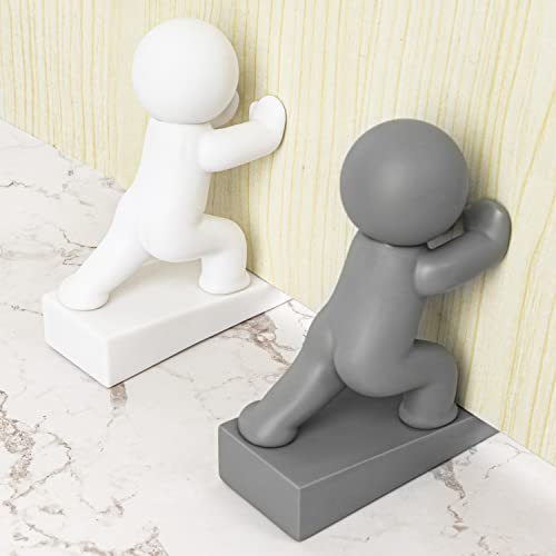 Cute Door Stopper, 2 Pack Buddy Door Stop