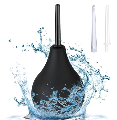Enema Bulb Anal Douche 224ML Silicone Enema kit, Douches for Women Men with 3 Nozzles : Amazon.com.au: Health, Household & Personal Care