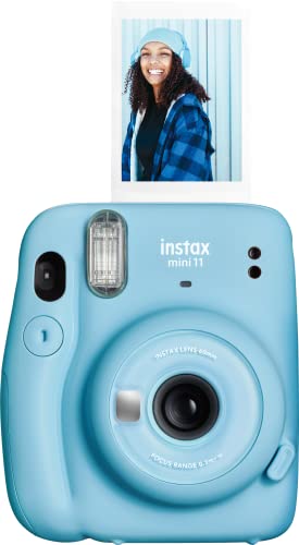 Fujifilm Instax Mini 11 Instant Camera - Sky Blue - Sky Blue - Camera Only