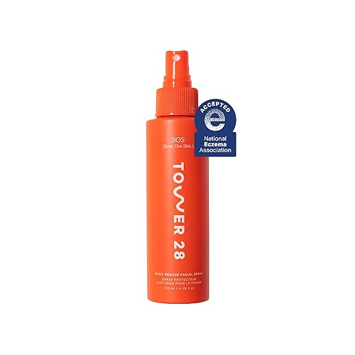 Tower 28 SOS Daily Rescue Facial Spray for Sensitive Skin, Hypochlorous Acid Spray Helps Reduce Redness and Breakouts, Full Size Toner for Face, 4 FL Oz - 4 Fl Oz (Pack of 1)