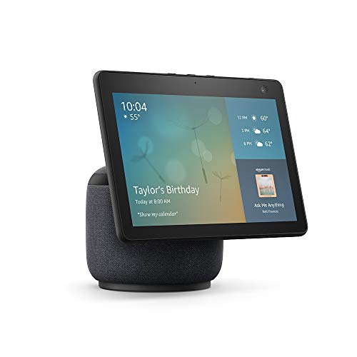 Echo Show 10 (3rd Gen) | HD smart display with motion and Alexa | Charcoal - Charcoal - Device Only