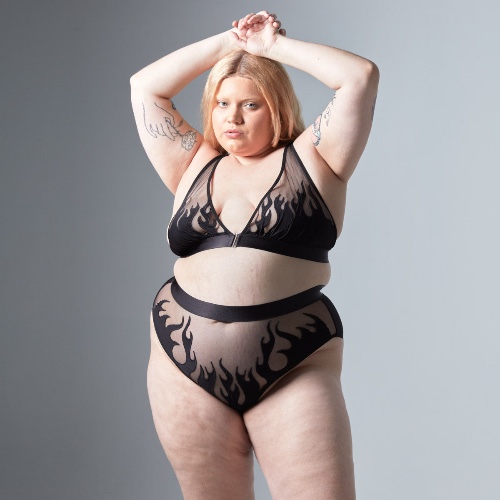 Smokin' Mirrors Bikini | Black / M