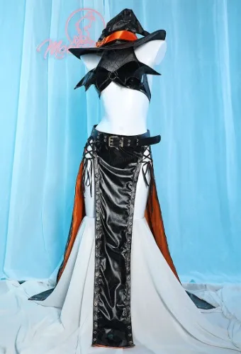 Halloween Gothic Pumpkin Witch Set