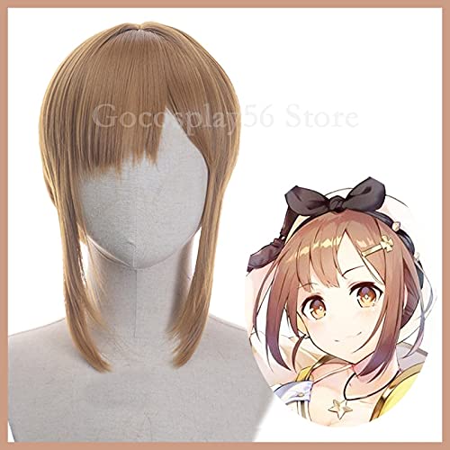 Reisalin Stout Wig Game Atelier Ryza: Ever Darkness & the Secret Hideout Cosplay Wig Synthetic Hair JRPG Role Play Ryza Wig
