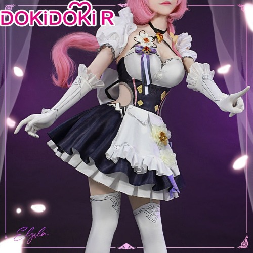【in stock】DokiDoki-R Honkai Impact 3rd Cosplay Elysia Costume Miss | M