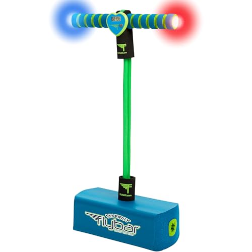 Flybar My First Foam Pogo Jumper for Kids Fun and Safe Pogo Stick for Toddlers - Blue LED - Mff - Jumper