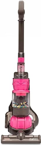 Casdon Dyson Ball | Miniature Dyson Ball Replica for Children Aged 3+ | with Twist and Turn Action for Realistic Role-Play Fun - Grey/Pink