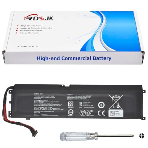 RC30-0270 Laptop Battery for Razer Blade 15 Base 2018 2019 GTX 1660 Ti RZ09-0270 RZ090270 RZ09-02705E76 RZ09-02705E76-R3U1 RZ09-02705E75-R3U1 RZ09-0300 RZ09-03006 RZ09-03009 RZ09-03006E92 15.4V 65Wh