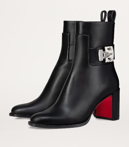 Christian Loubotin Black Boots