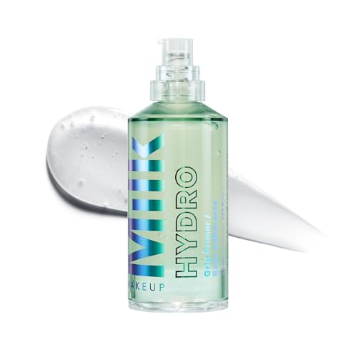 Milk Makeup Hydro Grip Primer - 1.52 fl oz - Hydrates & Grips Makeup for Up to 12 Hours - Prevents Caking - All Skin Types - Fragrance-Free - Vegan, Cruelty Free - 1.52 Fl Oz (Pack of 1)