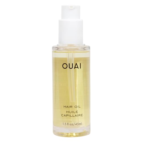 OUAI Hair Oil - Hair Heat Protectant Oil for Frizz Control - Adds Hair Shine and Smooths Split Ends - Color Safe Formula - Paraben, Phthalate and Sulfate Free (1.5 oz) - 1.5 Fl Oz (Pack of 1)