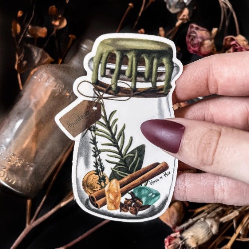 Abundance Jar Sticker