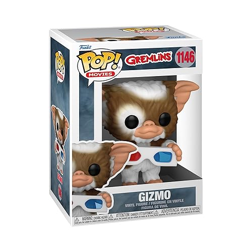 Funko Pop! Movies: Gremlins - Gizmo with 3D Glasses, Multicolor, Horror Theme - Funko
