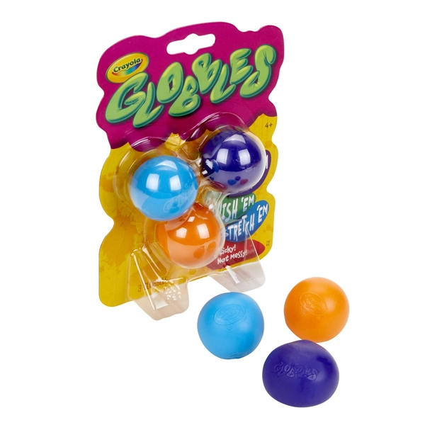 Crayola 74-7291 Globbles 3 in a Package, Assorted Colors