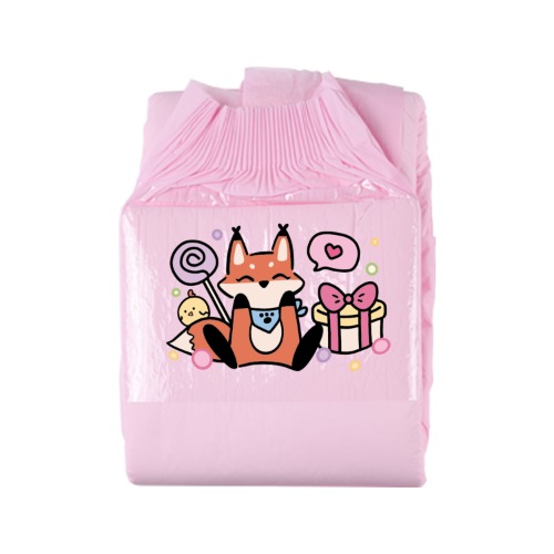 Baby Fox - 4 colors diaper - 3pcs | Pink / M