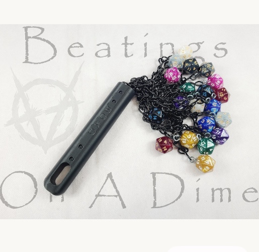 D20 dice flogger