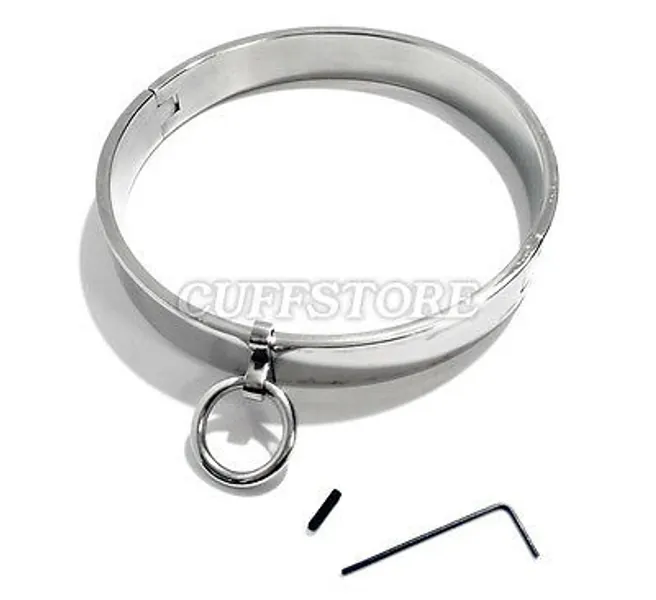 14.5" Stainless Steel Locking Collar with Removable Ring  | eBay