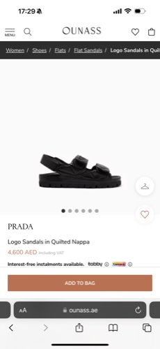 Prada sandals 