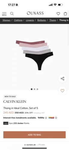 Calvin Klein underwear