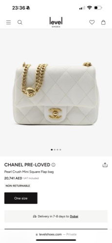 Chanel bag white 