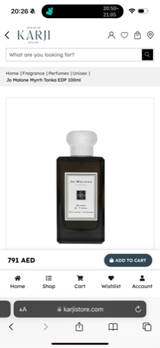 Jo Malone perfume 100 ml