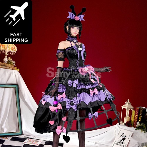 【48H To Ship】Game Identity Ⅴ Cosplay Merry Kuromi Bloody Queen Mary Cosplay Costume Premium Edition - L