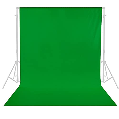 SJOLOON 6x9FT Green Screen Backdrop Collapsible Backdrop Muslin Backdrop for Television Video Photography Backdrop - 6x9FT
