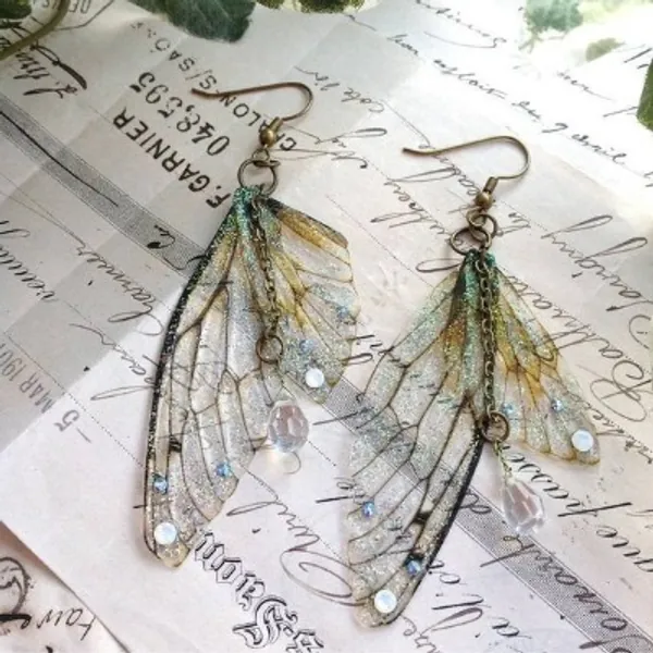 Rather Magical Large 'faerie Wing Earrings' | Etsy