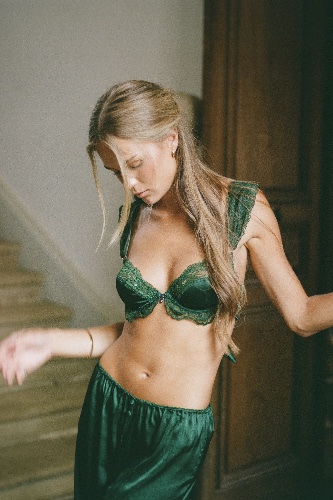 Hanna Underwire Forest Green | M (8D, 10C-D, 12B-C)