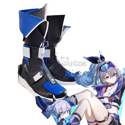 Game Honkai: Star Rail Cosplay Stellaron Hunters Silver Wolf Cosplay Shoes - 38