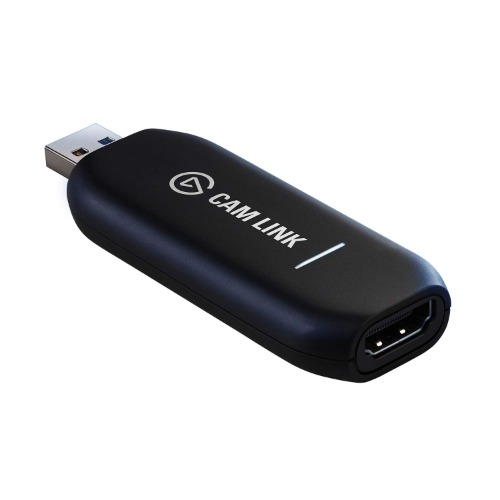 Elgato Cam Link 4K, External Camera Capture Card, Stream and Record with DSLR, Camcorder, ActionCam as Webcam in 1080p60, 4K30 for Video Conferencing, Home Office, Gaming, on OBS, Zoom, Teams, PC/Mac - Cam Link 4K