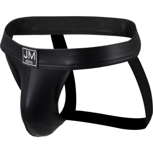Men's JOCKMAIL JM294 - Shine Jockstrap | Black / M