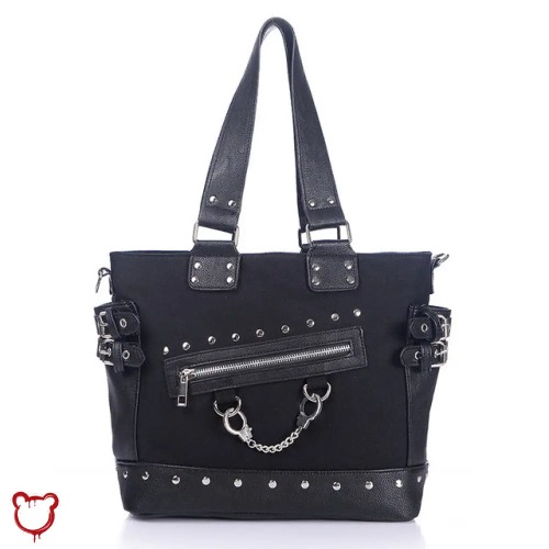 'Rebel Black Handcuff Bag'