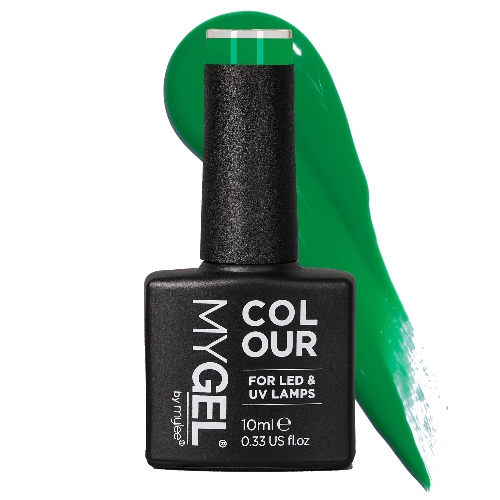MYGEL by Mylee Nail Gel Polish 10ml [Groovy Green] UV/LED Soak-Off Nail Art Manicure Pedicure for Professional, Salon & Home Use [Autumn/Winter 2022] - Long Lasting & Easy to Apply