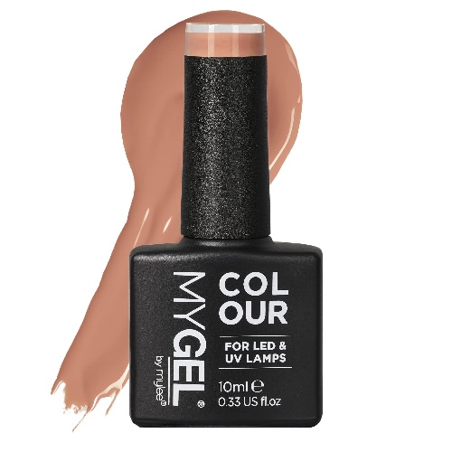 MYGEL by Mylee Nail Gel Polish 10ml [Caramel ] UV/LED Soak-Off Nail Art Manicure Pedicure for Professional, Salon & Home Use [Nudes Range] - Long Lasting & Easy to Apply