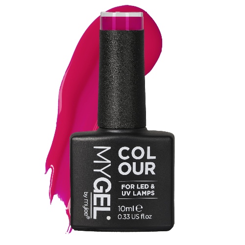 MYGEL by Mylee Nail Gel Polish 10ml [Watermelon Sugar] UV/LED Soak-Off Nail Art Manicure Pedicure for Professional, Salon & Home Use [Pink Range] - Long Lasting & Easy to Apply
