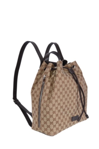 GG supreme backpack in brown canvas - OS