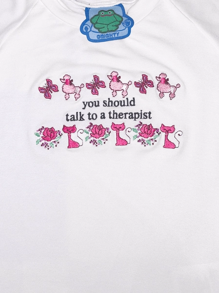 SWEET LORD O'MIGHTY! TALK TO A THERAPIST BABY TEE