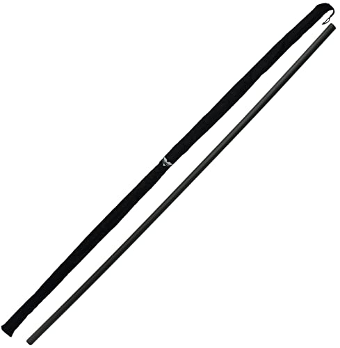 Victory Martial Arts Premium Foam Padded Training Bo Staff with Carry Bag Case - 6 Foot - Black/Black