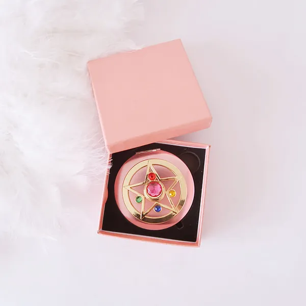 Cute Mirror Compact Kawaii Pocket Mirrors Pink Magical Girl Accessories