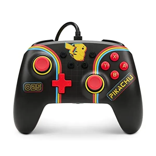 
                            PowerA Enhanced Wired Controller for Nintendo Switch - Pikachu Arcade, Nintendo Switch Lite, Gamepad, Game Controller, Wired Controller, Officially Licensed - Nintendo Switch
                        