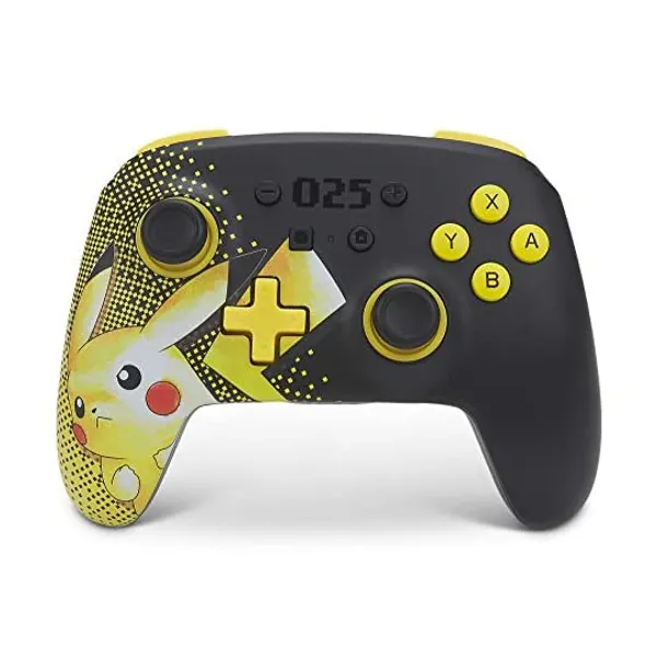 
                            PowerA Enhanced Wireless Controller for Nintendo Switch - Pikachu 025, Nintendo Switch Lite, Gamepad, Game Controller, Bluetooth Controller, Rechargeable, Pikachu - Nintendo Switch
                        